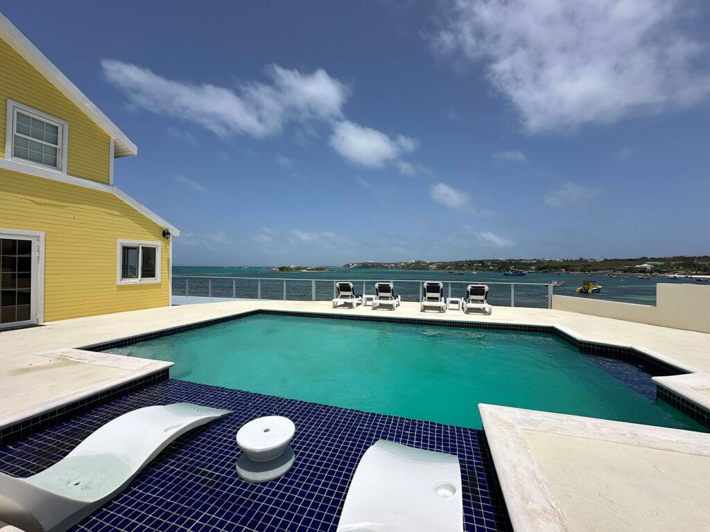 Arawak_villa-47_1600 Arawak Villa pool with floating loungers and turquoise water