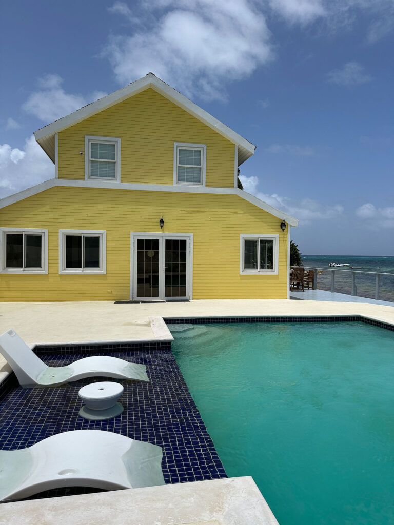 Arawak_villa-48_1600 Arawak Villa exterior with private pool and sun loungers, Anguilla villa rental